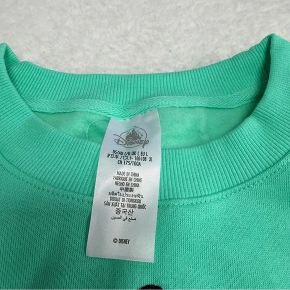 Disney Teal Crewneck Sweatshirt - Picture 12 of 15